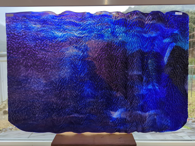 YGウロボロス ヘリンボンリップル 50-542 ブルー