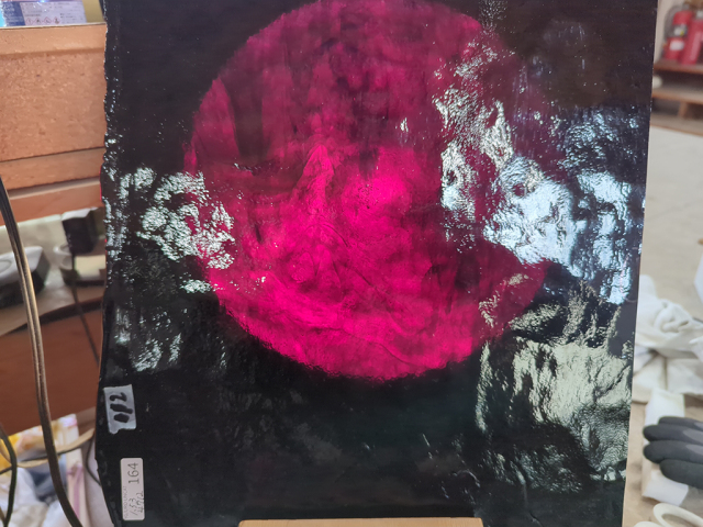 #164 YGアンキャット ダークレッド サイズ：約460ｘ300ｍｍ