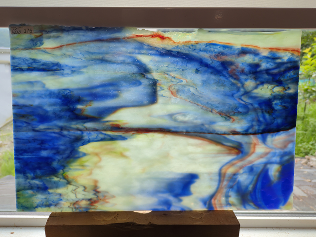 #176 YGアンキャット/ブルーMIX サイズ：約450ｘ300ｍｍ