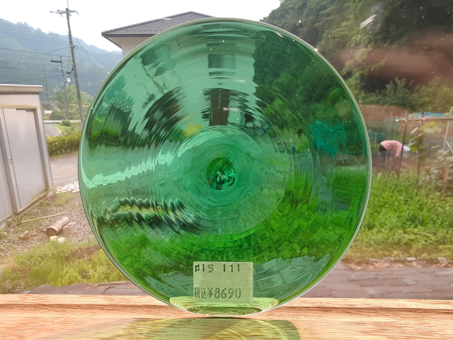 モナークカラーロンデル＃15　グリーン　直径：約111ｍｍ