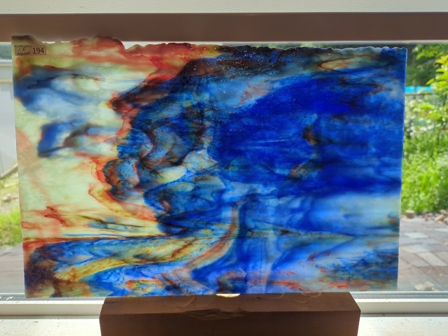 #194 YGアンキャット/ブルーMIX サイズ：約450ｘ300ｍｍ