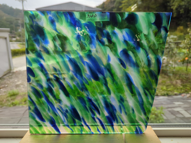 ＃938D フリモントグラス G-293 サイズ：約280ｘ260ｍｍ　1/4カット