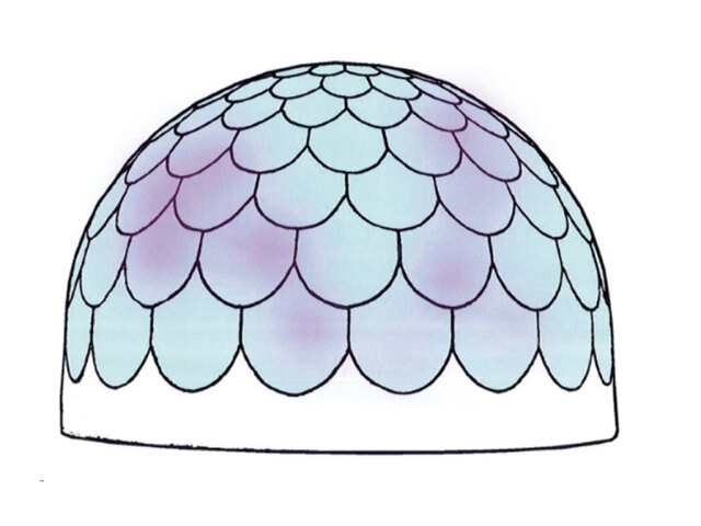 ※説明欄を必ずお読みください。【受注生産品】Fモールド FRP製 12インチ　ウロコ_129A