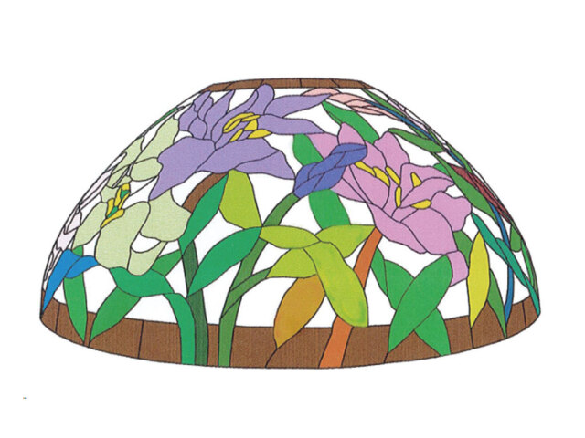 ※説明欄を必ずお読みください。【受注生産品】Fモールド FRP製 16インチ　ユリ_C-3