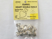 【OUTLET】アンラク　ペンダントベイル/ダブルハート　シルバー Mサイズ 【LPL可】