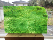 (YUR431)YGウロボロス ヘリンボンリップル 50-74 グリーン　サイズ：約375ｘ235ｍｍ