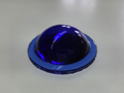 グラスジュエル レンズ/ブルー　サイズ：約35ｍｍφ【LPL可】