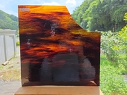 #820【OUTLET】ウィズマーク　ブラウン・アンバー　サイズ：約300ｘ250ｍｍ