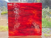 #538　YGアンキャット　レッド/ベージュ　サイズ：約310ｘ300ｍｍ