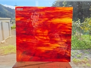 #539　YGアンキャット　レッド/ベージュ　サイズ：約310ｘ300ｍｍ
