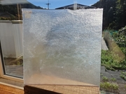 #546　YGアンキャット　アイスホワイト　サイズ：約300ｘ310ｍｍ