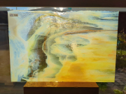 #300 YGアンキャット オレンジ/ホワイト　サイズ：約450ｘ300ｍｍ