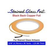 レインボーカパーテープ　3/16インチ（4.76mm）　ブラックバック【LPL可】