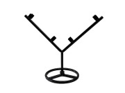 ディスプレイスタンド　ポイントダウンスタンド