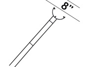 ディスプレイスタンド　8インチ ラウンドガーデンスタンド