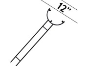 ディスプレイスタンド　12インチ ラウンドガーデンスタンド