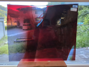 #150 フィッシャー/ブルー・レッド  サイズ：約360ｘ450ｍｍ