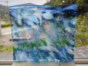 ＃942A フリモントグラス G-332 サイズ：約265ｘ300ｍｍ　1/4カット