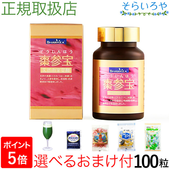 棗参宝（そうじんほう）100粒入 棗の鉄分＋阿膠（コラーゲン） 徳潤