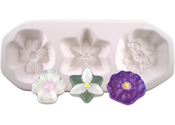 スモール ミックス フラワー モールド