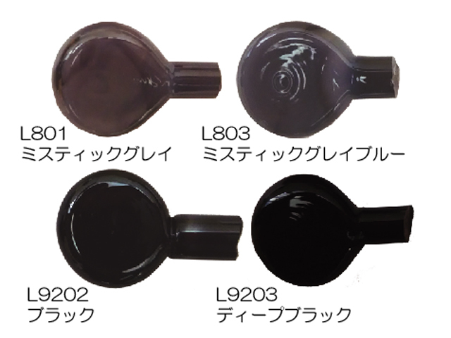 ランプワーク用ライヘン細ロッド 不透明ブラック系