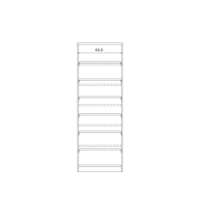 エースラック【タフタイプ】高さ200cm・幅70.2cm・奥行き31cm《T-ARNC
