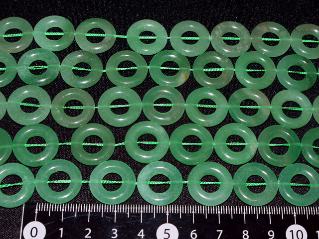 アベンチュリン　リング型　18ミリ　【bz-aven-ring】【定型外可】