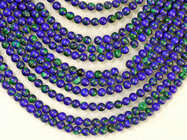 アズライトマラカイト　4ミリ　【bz-azumara-4】【定型外可】