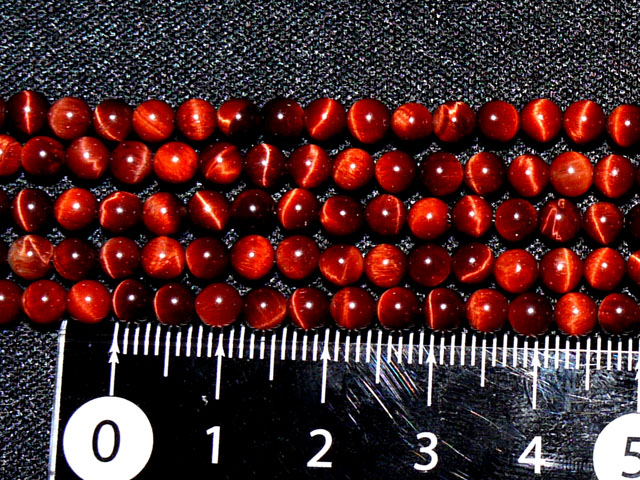 レッドタイガーアイ　4ミリ