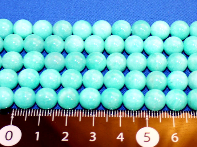 アマゾナイト（上質）　8ミリ　【bz-amazo-8high】【定型外可】
