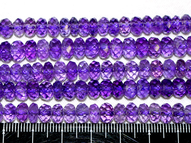 アメジスト  平カット　7×4ミリ　【bz-ame-hiracut74】【定型外可】