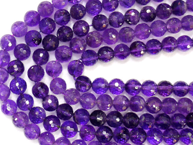 アメジスト　 ミラーカット　10ミリ　【bz-mirror-10】【定型外可】