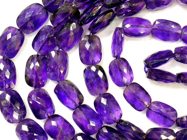 アメジスト　長方形カット　12ミリ×16ミリ　【bz-ame-squarecut1216】【定型外可】