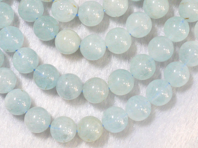 アクアマリン　10ミリ　【bz-aquamarine10】【定型外可】