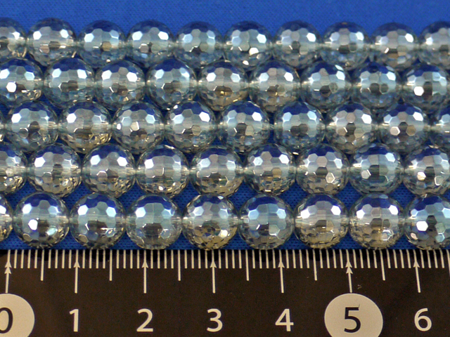 ブルーオーラ108面カット　8ミリ