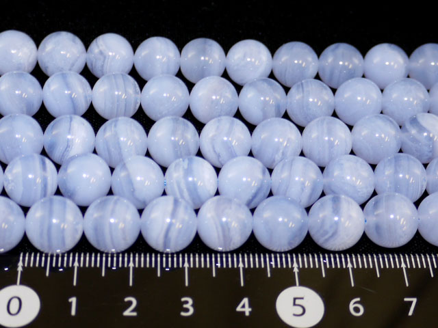 ブルーレースアゲート(ハイグレード)　10ミリ