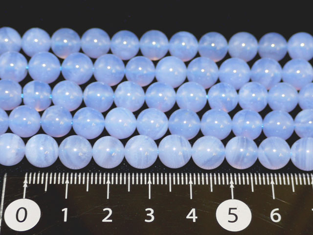 ブルーレースアゲート(ハイグレード)　8ミリ