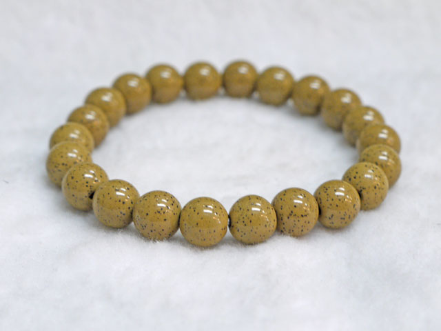 北投石（茶色） ブレスレット 10ミリ　【br-0285-hokutou-brw10mm】