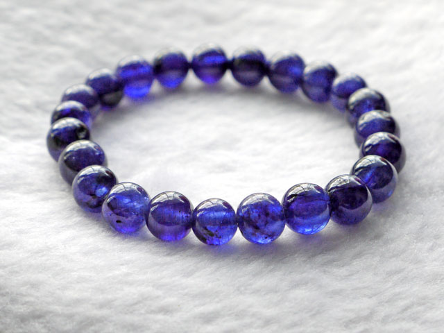 サファイア  ブレスレット 8ミリ　【br-0297-sapphire8mm】