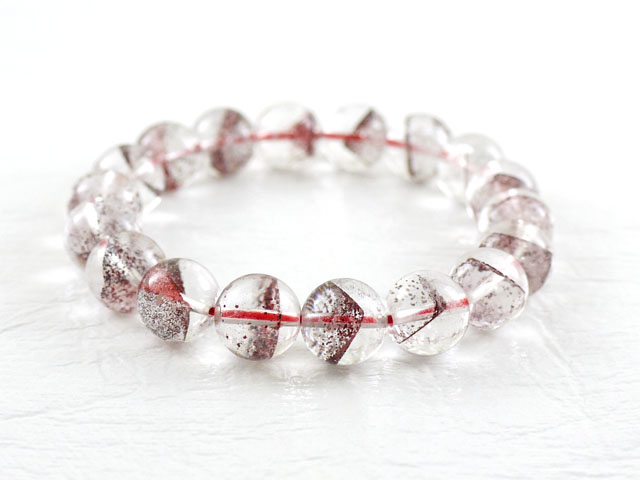 レッドファントムクオーツ　ブレスレット　11ミリ