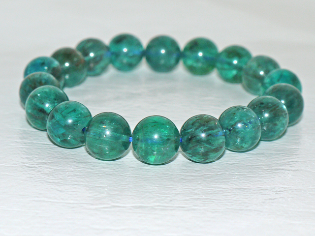 ブルーアパタイト ブレスレット　11ミリ玉