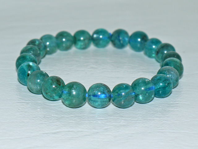 ブルーアパタイト ブレスレット　8ミリ玉