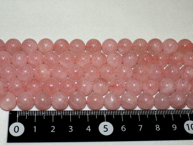 ローズクオーツ（紅水晶）　10ミリ