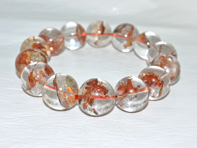 カルサイトインクオーツ ブレスレット　16ミリ