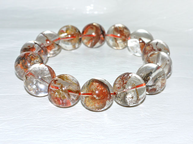 カルサイトインクオーツ ブレスレット　17ミリ