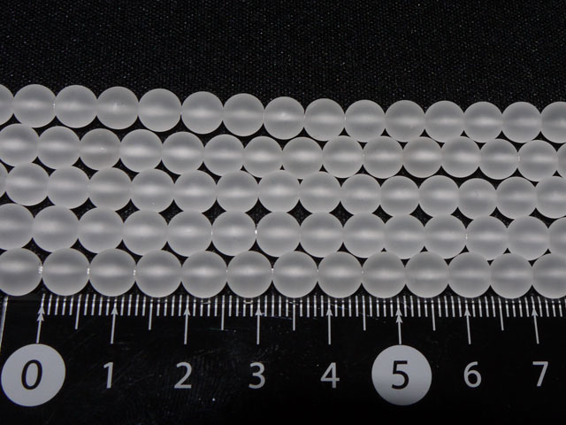 水晶  6ミリ 艶消し