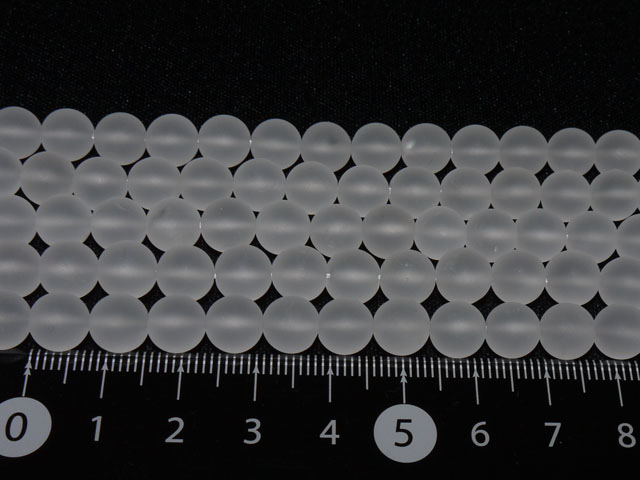 水晶  8ミリ 艶消し