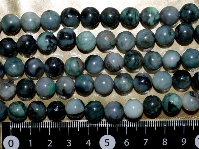 エメラルド　10ミリ　【bz-emerald10】【定型外可】