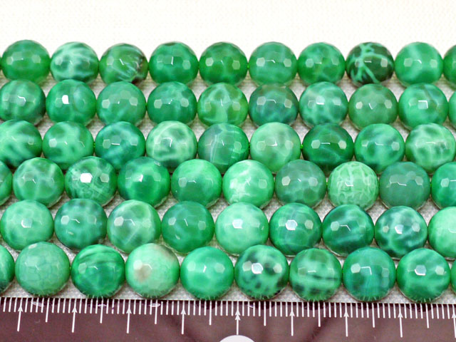 グリーンファイアーアゲート　108面カット　10ミリ　【bz-greenfireagate-cut10】