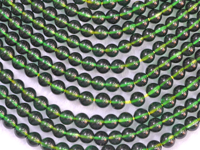 グリーン水晶　6ミリ　【bz-greencrystal-6】【定型外可】